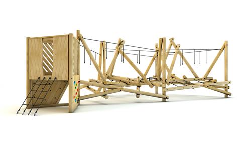 Helm Crag Climber with Platform and Climbing Net